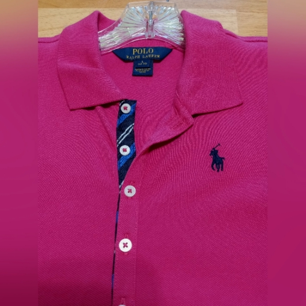 Polo Ralph Lauren pink dress size L 12 14